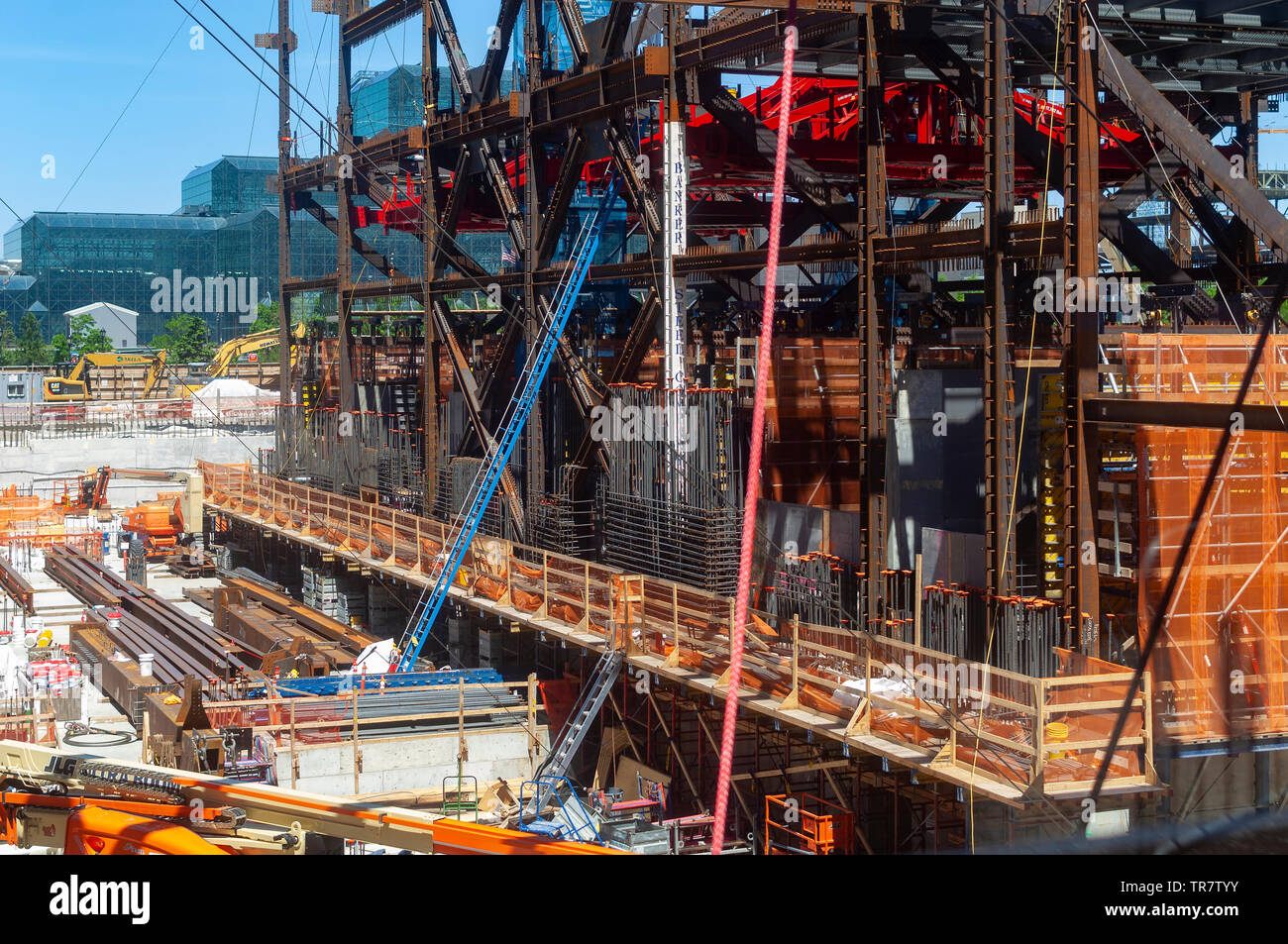 Hudson Yards Entwicklung in New York am Sonntag, 26. Mai 2019. (© Richard B. Levine) Stockfoto