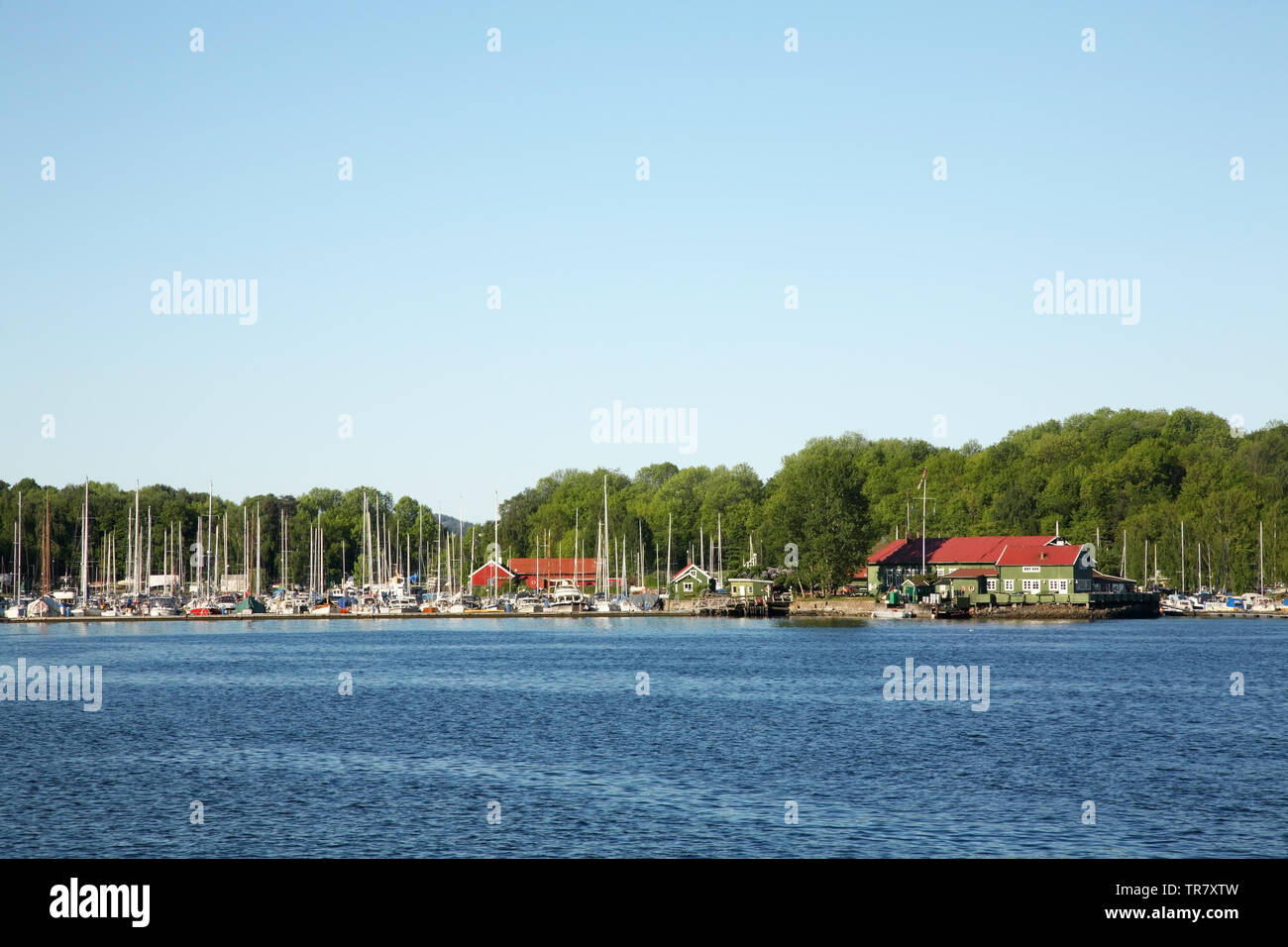 Insel Hovedoya in Oslo. Norwegen Stockfoto