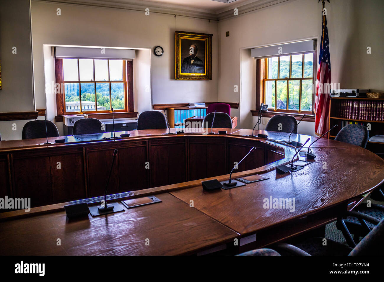 Augusta State Capital, ME, USA - August 8, 2018: Das Maine State Legislature Hall Stockfoto