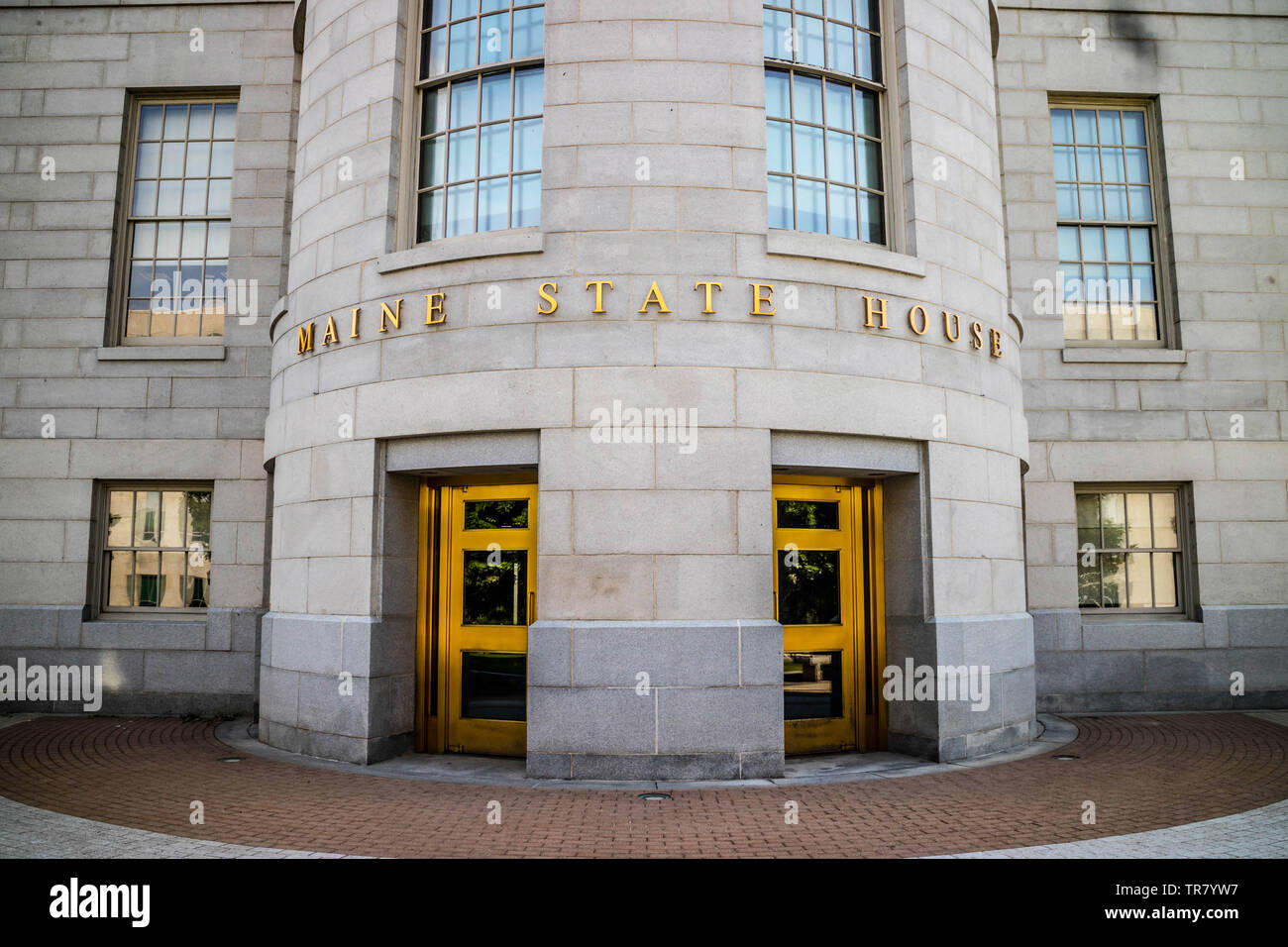 Augusta State Capital, ME, USA - August 8, 2018: Das Maine State House Gebäude Stockfoto