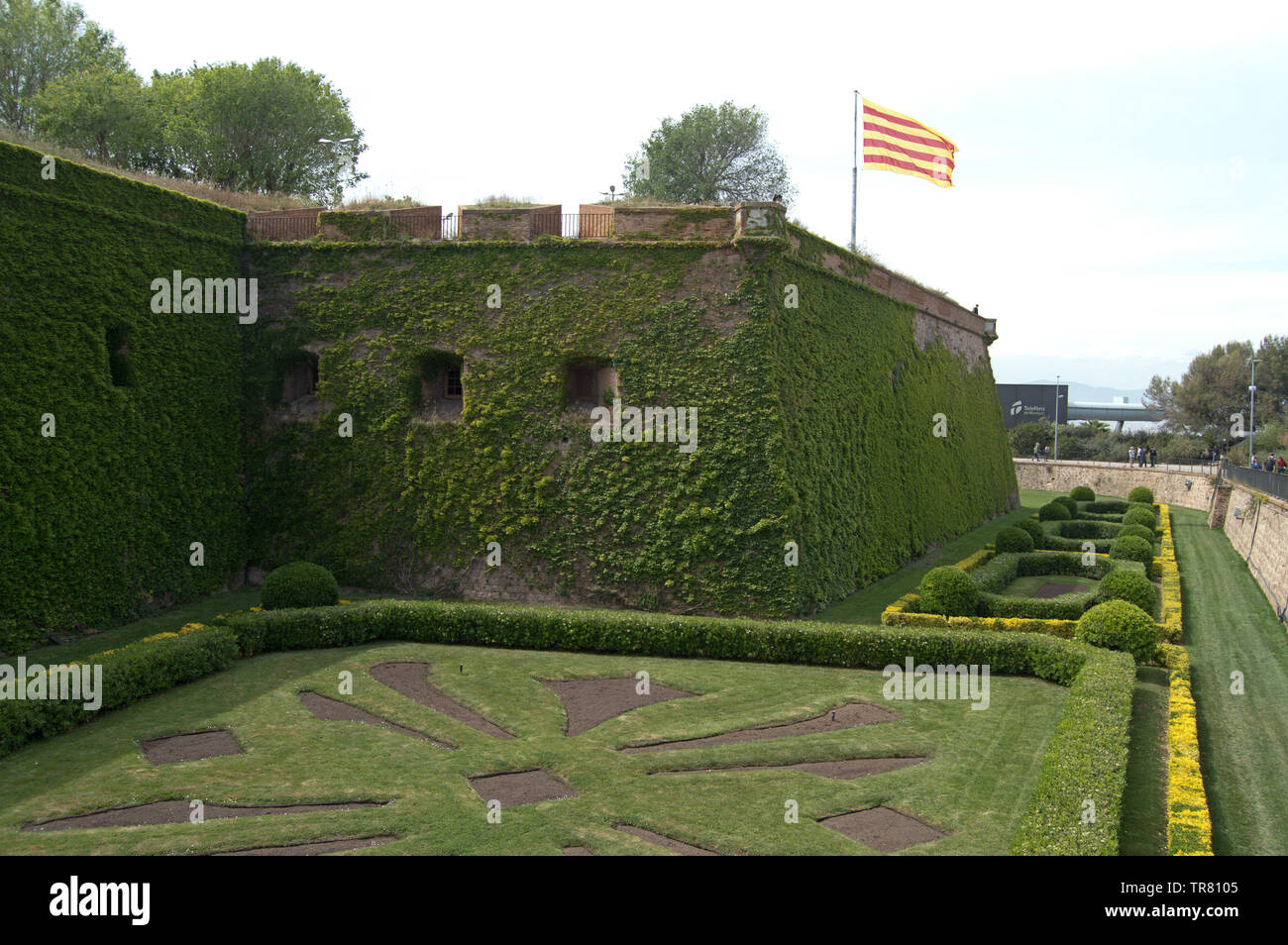 Schloss Montjuïc, Barcelona, Spanien Stockfoto
