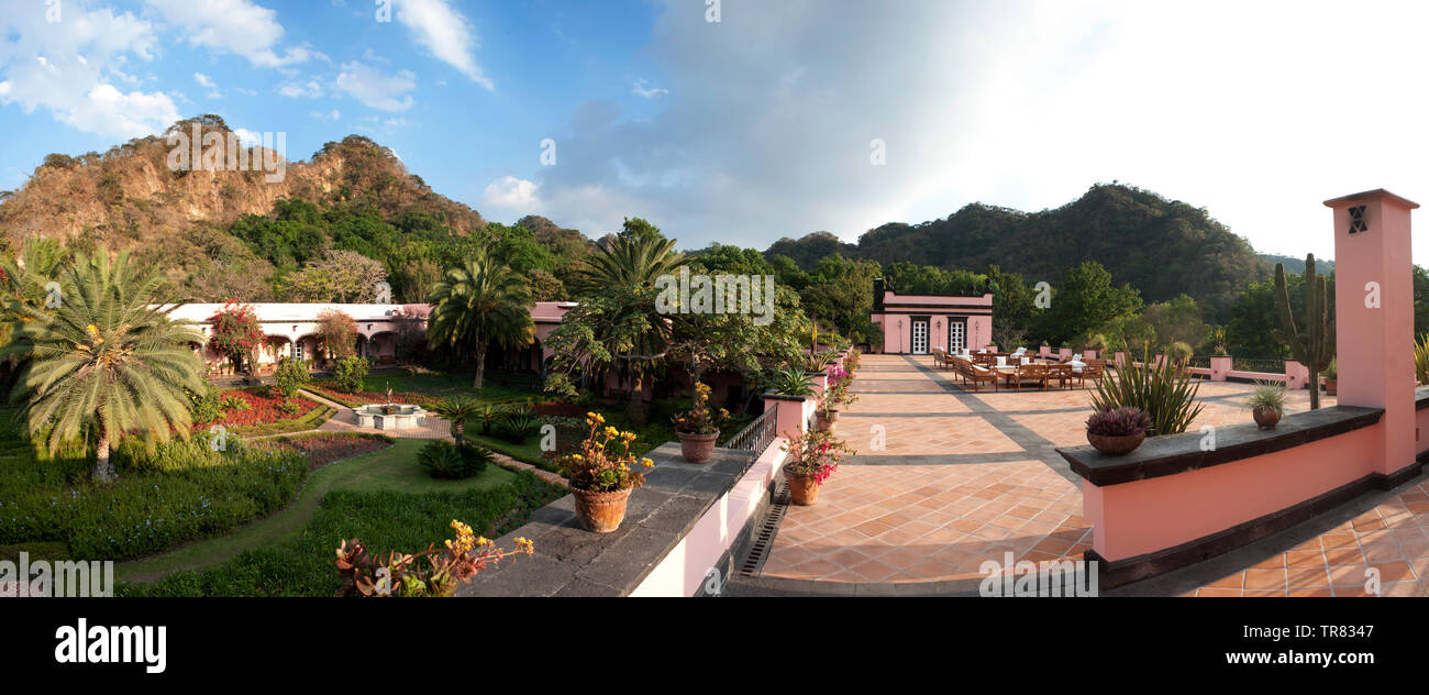 Hacienda San Antonio, Eco Chic Hotels, Mexiko, Colima, Mexiko. Stockfoto