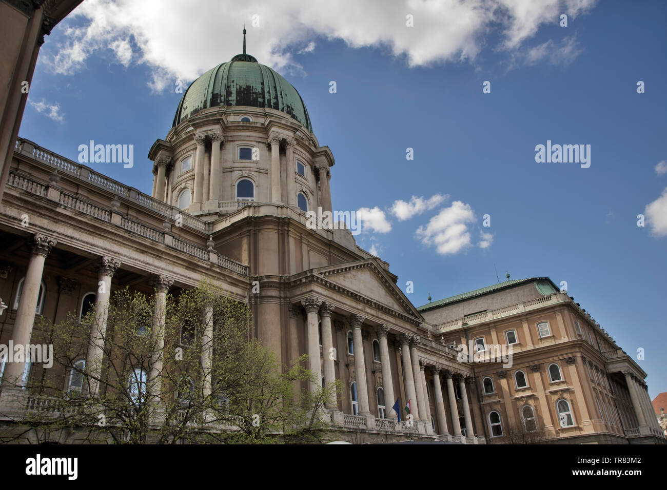 Die Budaer Burg (königlicher Palast). National Gallery von Ungarn in Budapest. Ungarn Stockfoto