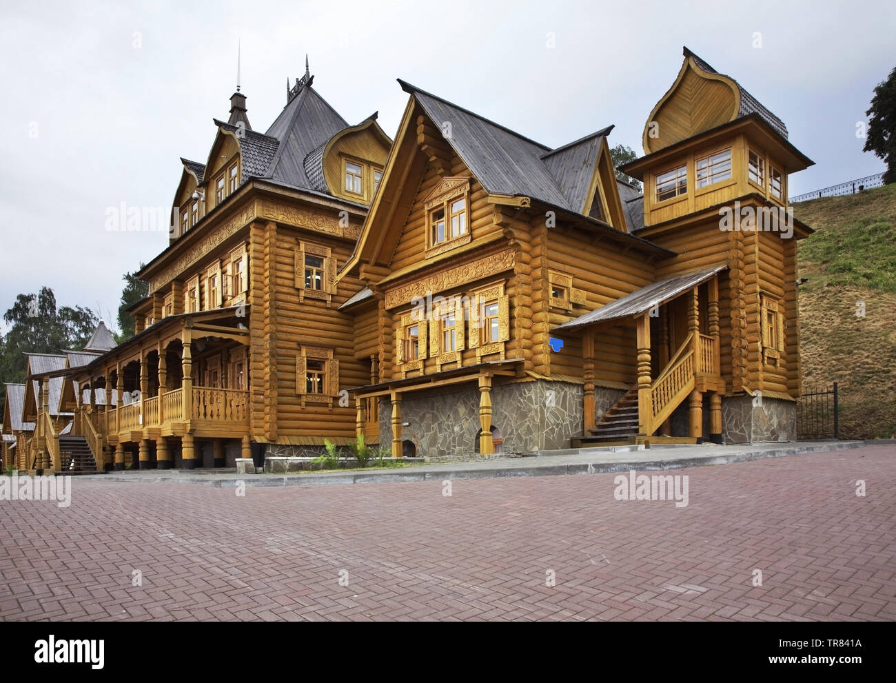 Stadt der Meister in Gorodets. Oblast Nischni Nowgorod. Russland Stockfoto