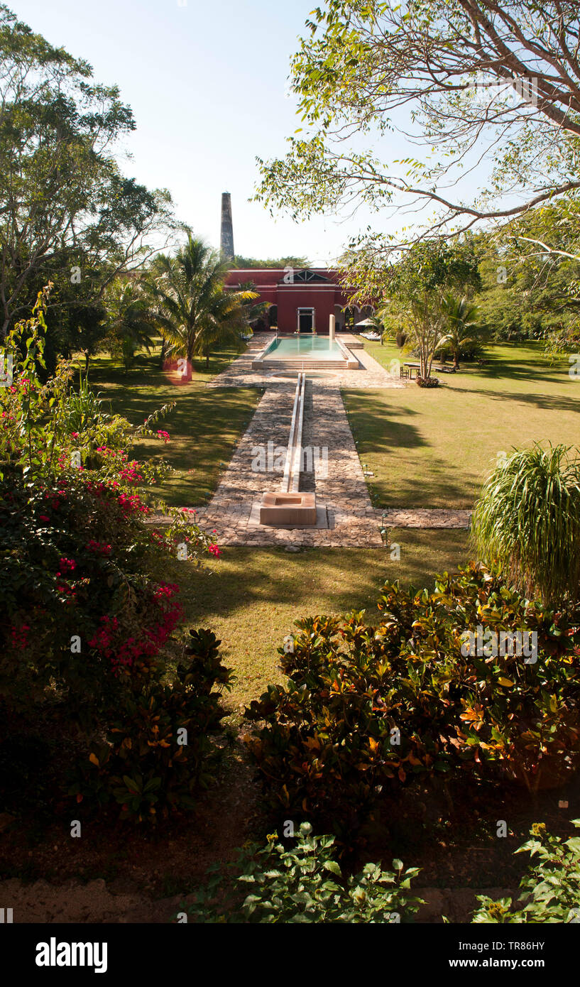 Hacienda Temozón, Temozón, Yucatan, Mexiko Stockfoto