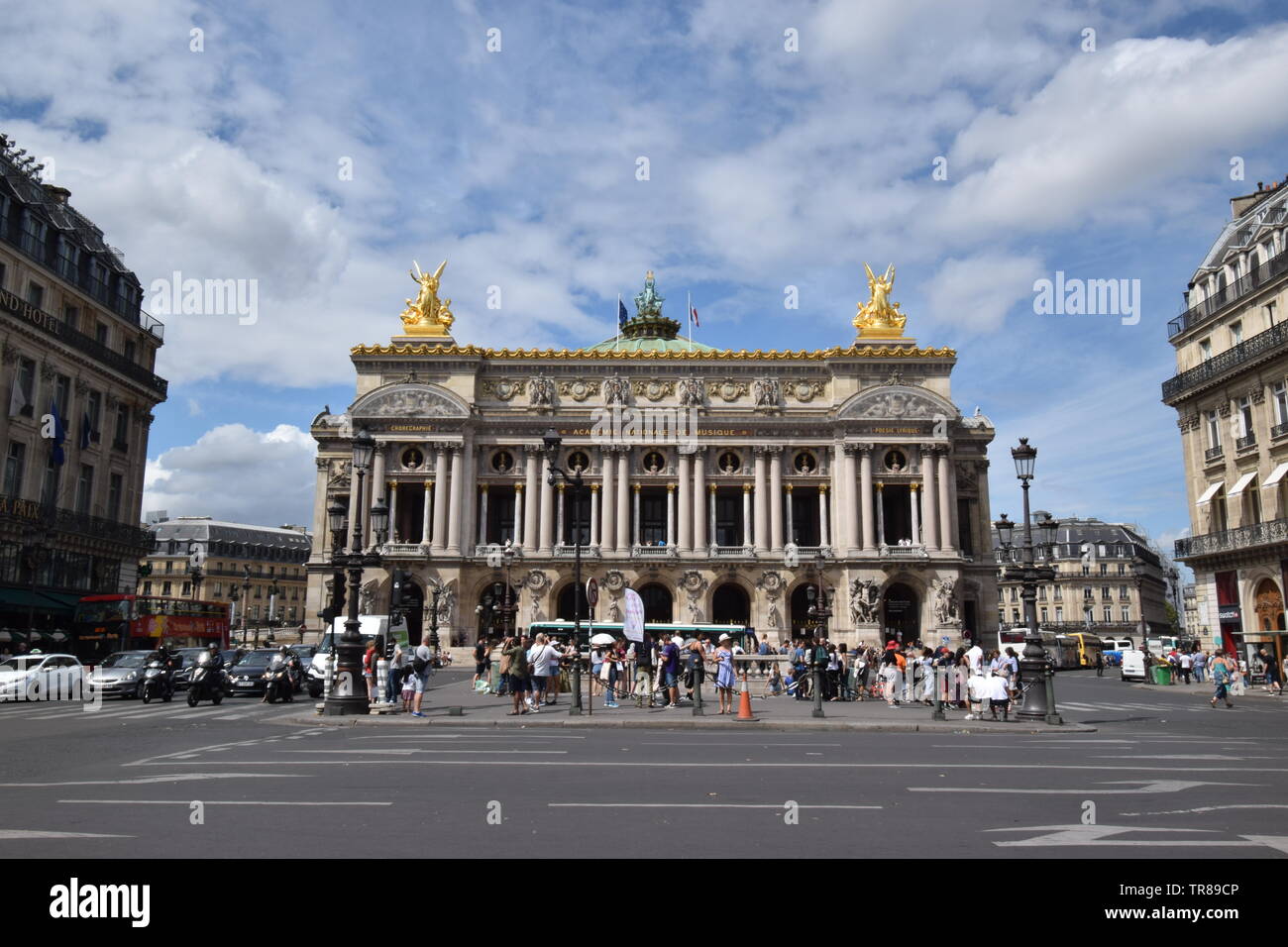 Die Opera Paris Frankreich Stockfoto