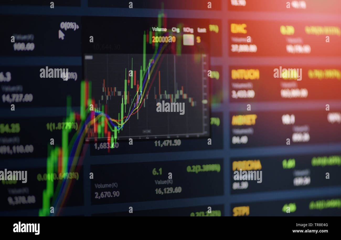 Borse Markt Oder Forex Trading Graph Analyse Investitionen Indikator - 
