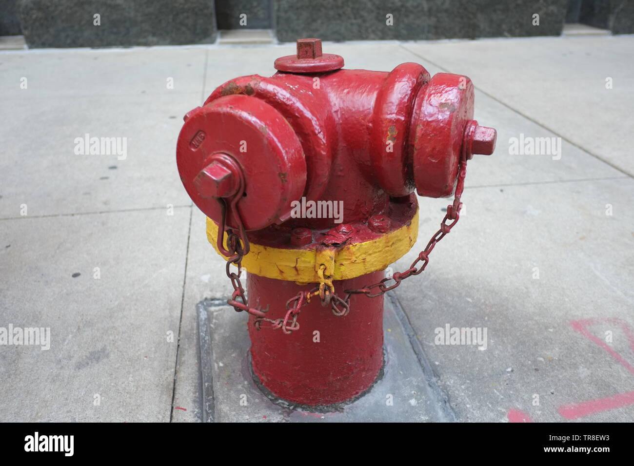 Chicago Fire Hydrant Stockfoto