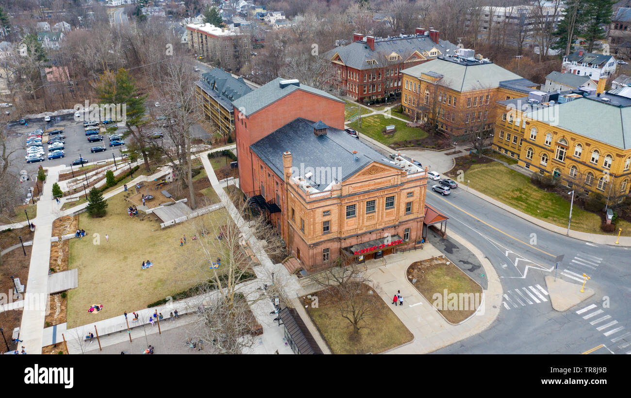 Hochschule für Musik Theater, Darstellende Kunst, Theater, Northampton, MA, USA Stockfoto