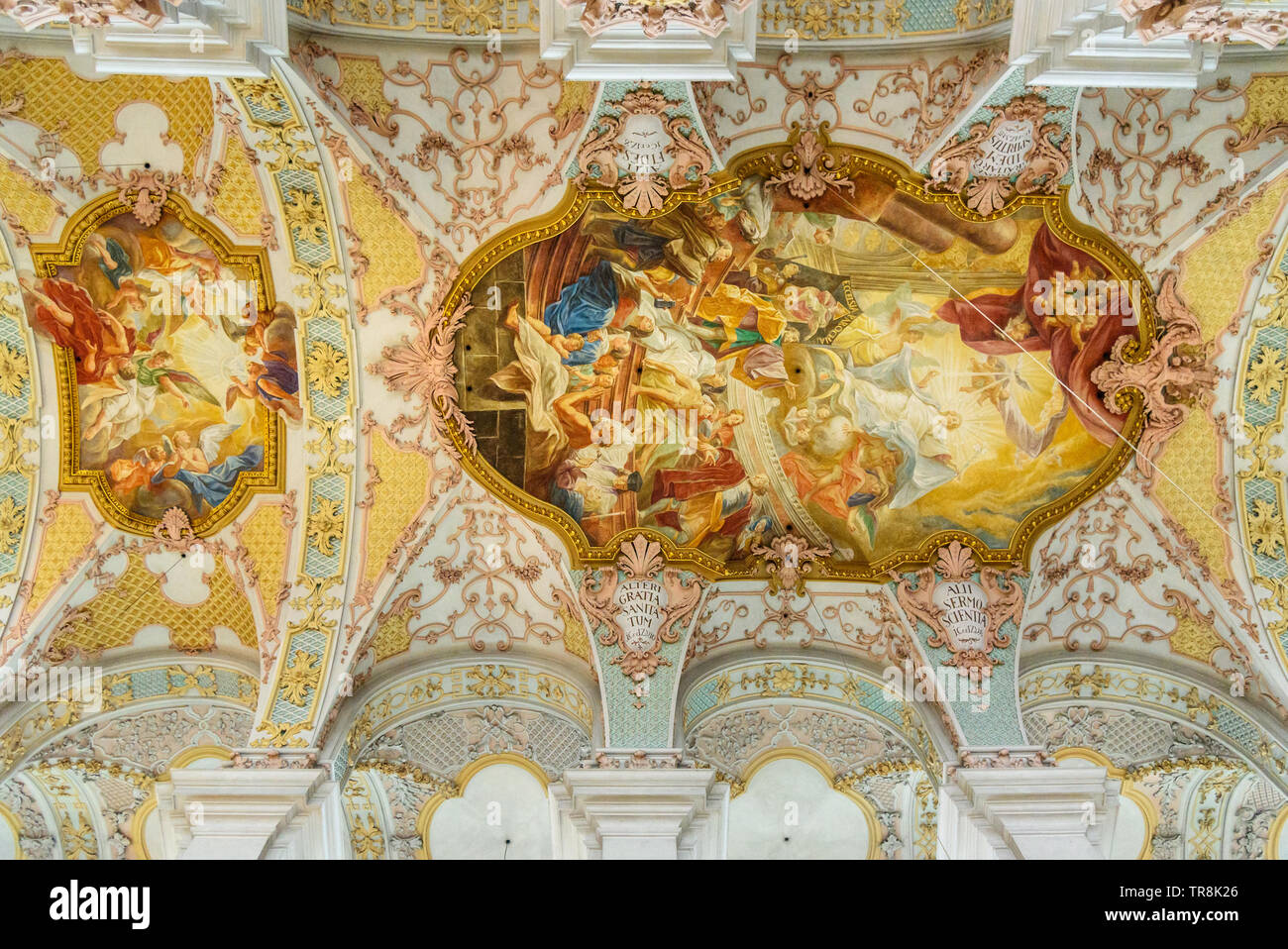 München, Deutschland - 01. November 2018: Einrichtung von Heilig Geist Kirche oder Kirche des Heiligen Geistes in München Stockfoto