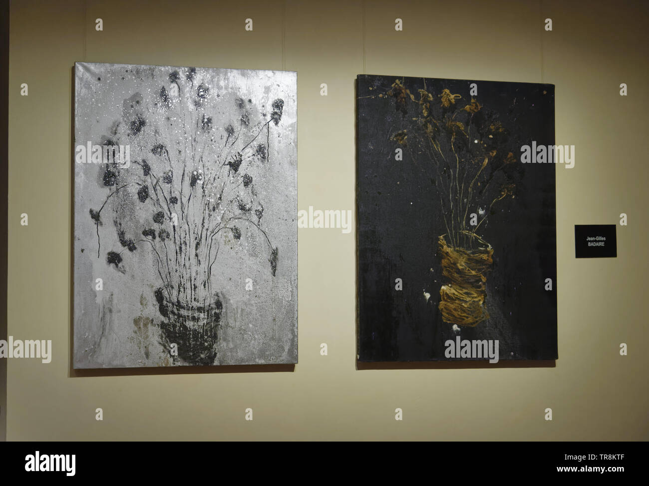 Tours, Frankreich. 24. Mai 2019. Kunstwerke von J-Gilles Badaire an Ausstellung Re-naissance(s) des (der) Galerie Capazza.©: Veronique Phitoussi/Alamy Stock Foto Stockfoto