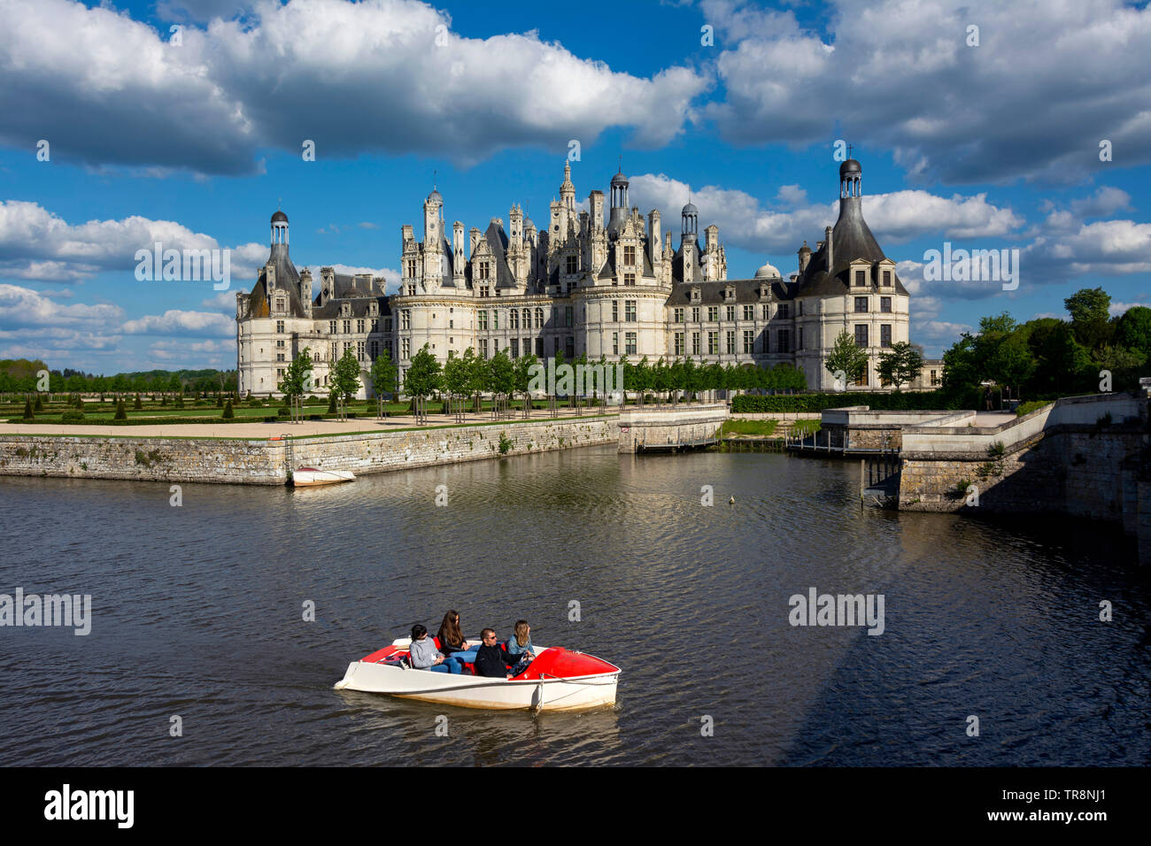 Chateau de Chambord, Tal der Loire, Loir-et-Cher Abteilung, Center-Val de Loire, Frankreich, Europa Stockfoto