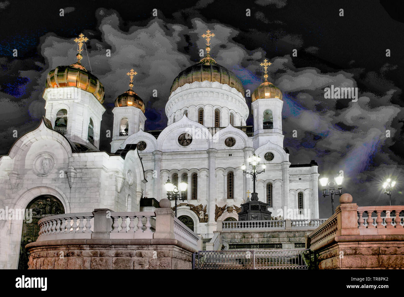 Die Kathedrale von Christus dem Erlöser. Moskau. Russland Stockfoto