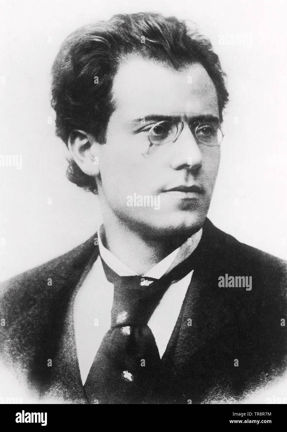 GUSTAV MAHLER (1860-1911) Austro-Bohemian romantischen Komponisten und Dirigenten über 1905 Stockfoto