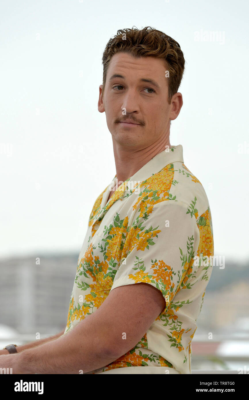 72Nd Ausgabe des Cannes Film Festival: Fotoshooting für den Film ÒToo alt Jung' mit Meilen Erzähler, am 18. Mai 2019 stirbt Stockfoto