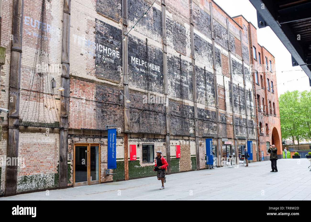 Die Barge House Gallery in der OXO-Gebäude an der South Bank London, Großbritannien Stockfoto