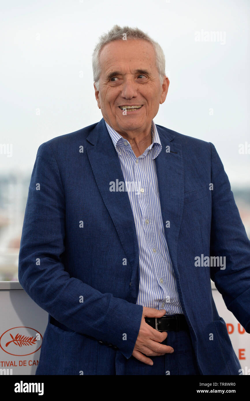 72Nd Ausgabe des Cannes Film Festival: Fotoshooting für den Film ªdie Verräter' (italienische ÒIl traditore") mit Marco Bellocchio, am 24. Mai 2019 Stockfoto