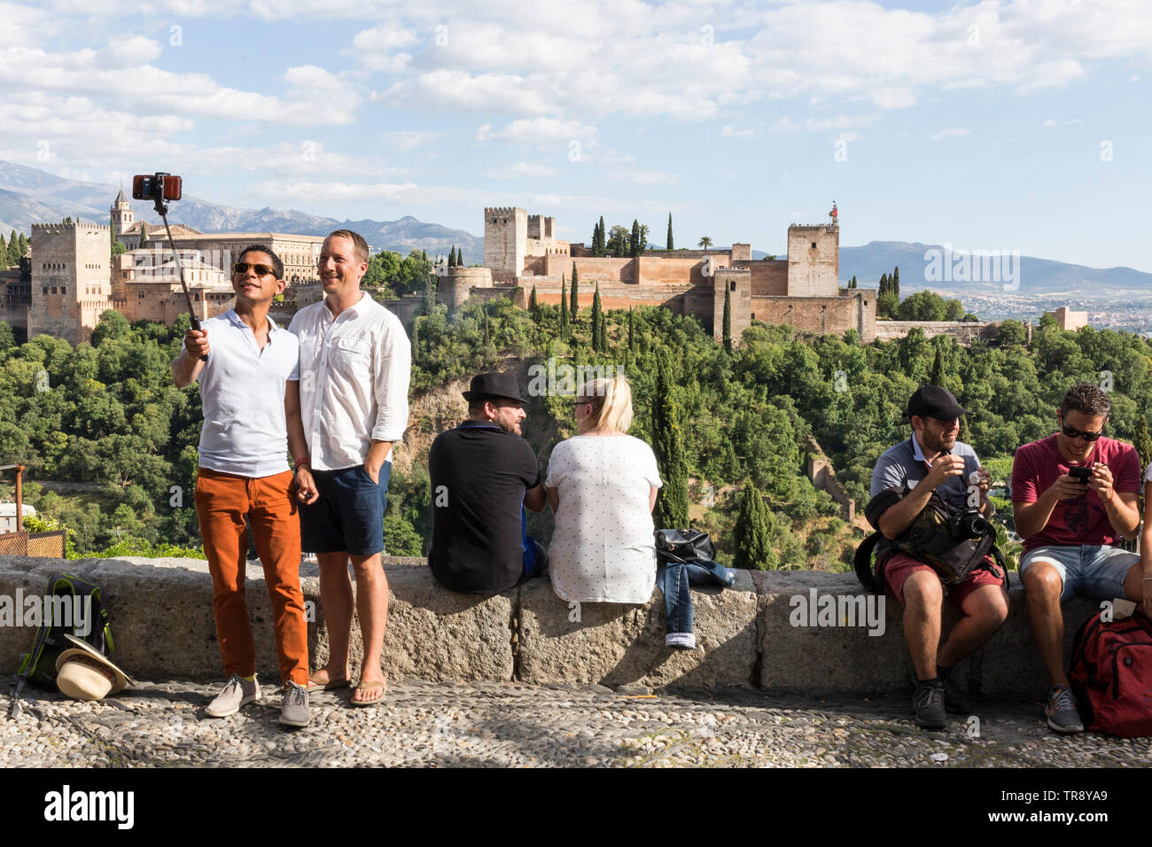 Alhambra, Granada, Spanien Stockfoto