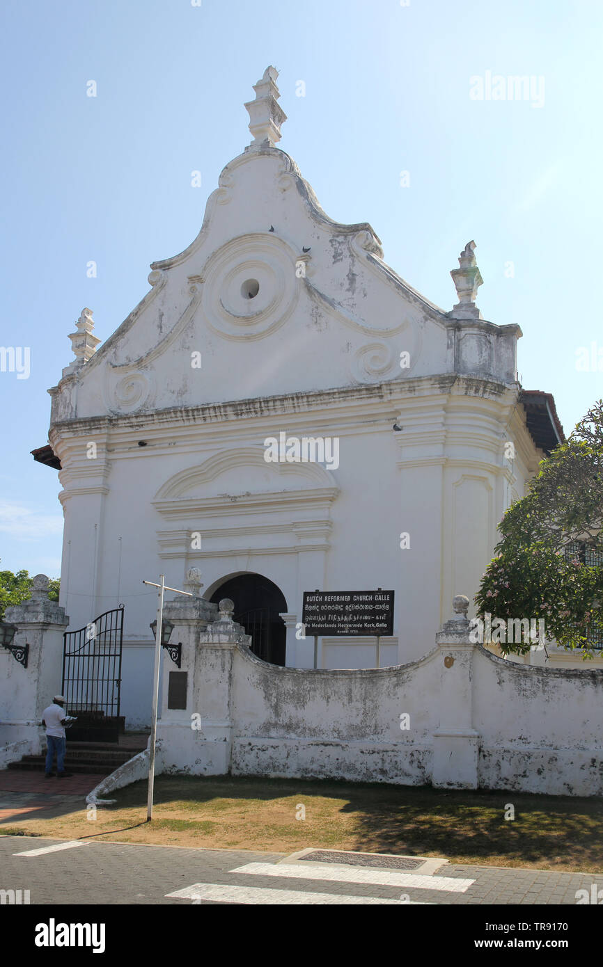 Der niederländischen Reform Kirche in Galle Fort Sri Lanka Stockfoto