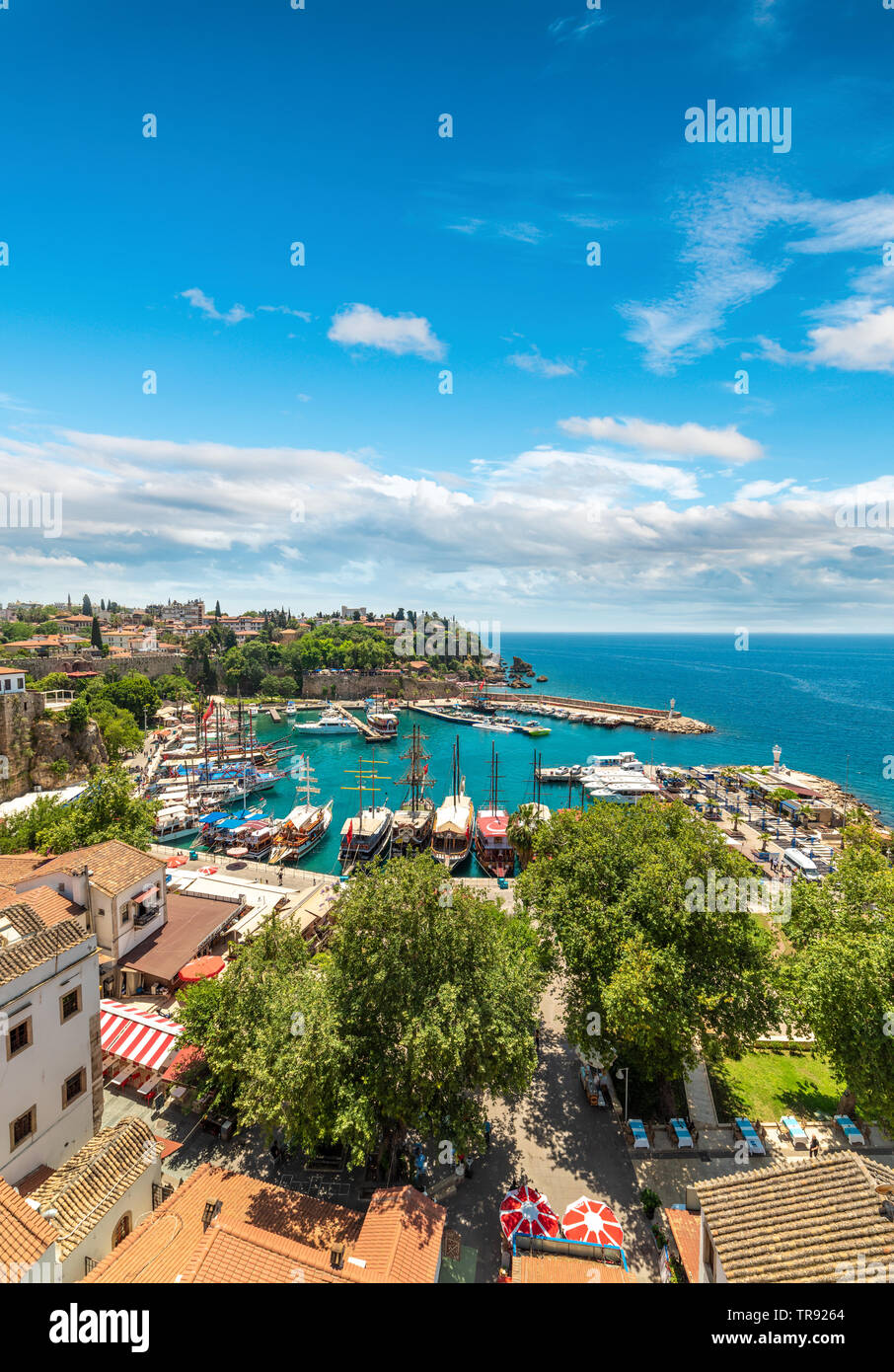 Provinz Antalya, Türkei - Naher Osten, Anatolien, Antalya Hafen, Asien, Altstadt Stockfoto