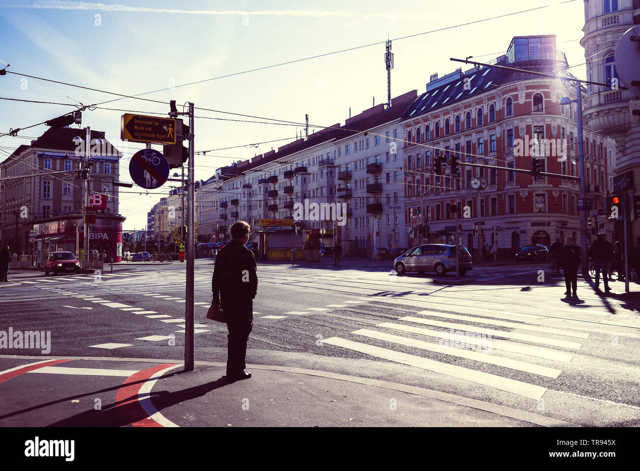 Wien City reisen urlaub Stockfoto