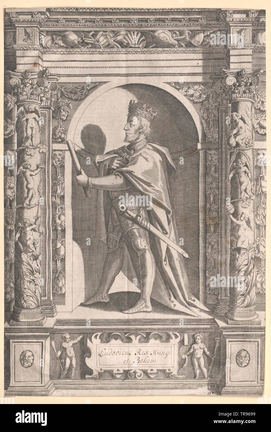 Louis II., König von Ungarn, Additional-Rights - Clearance-Info - Not-Available Stockfoto
