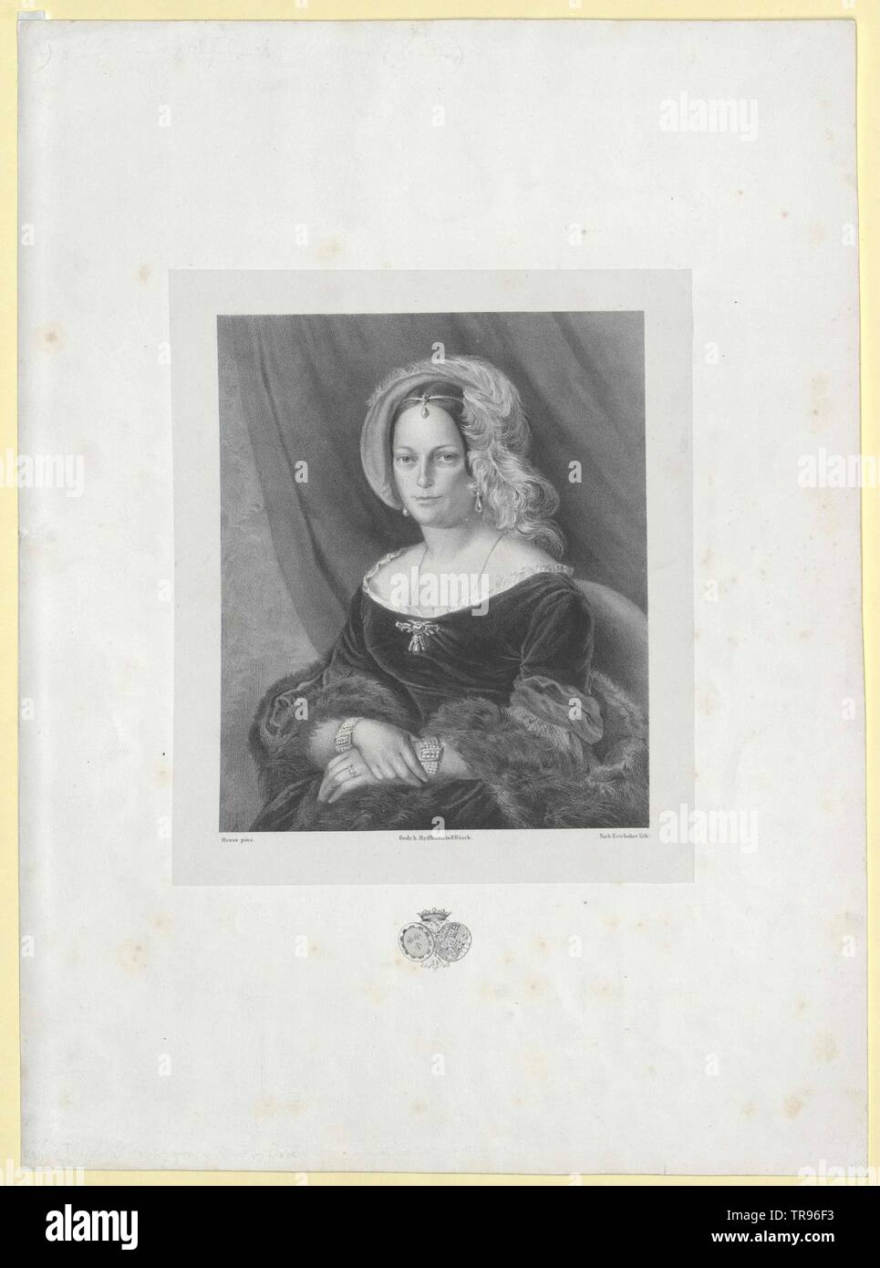 Caroline, Prinzessin von Sizilien, Additional-Rights - Clearance-Info - Not-Available Stockfoto