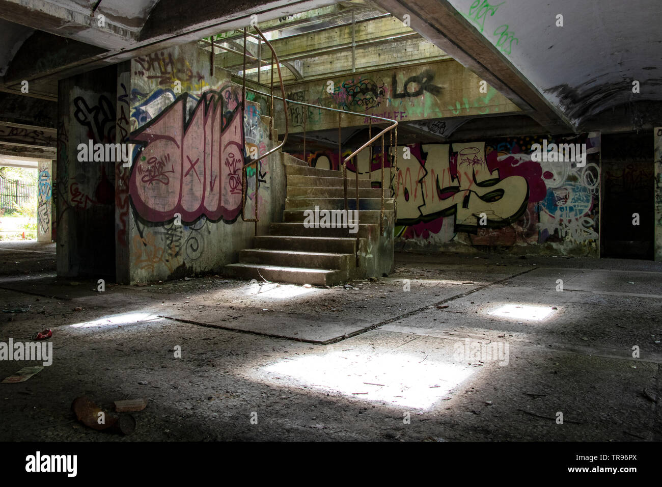 Treppe ins Nirgendwo. Stockfoto