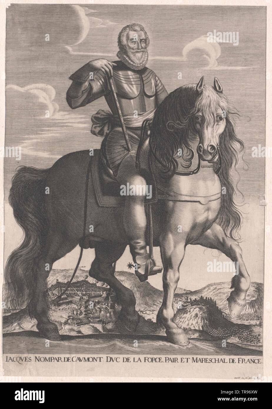Nompar de Caumont, Duc de La Force, Jacques, Additional-Rights - Clearance-Info - Not-Available Stockfoto