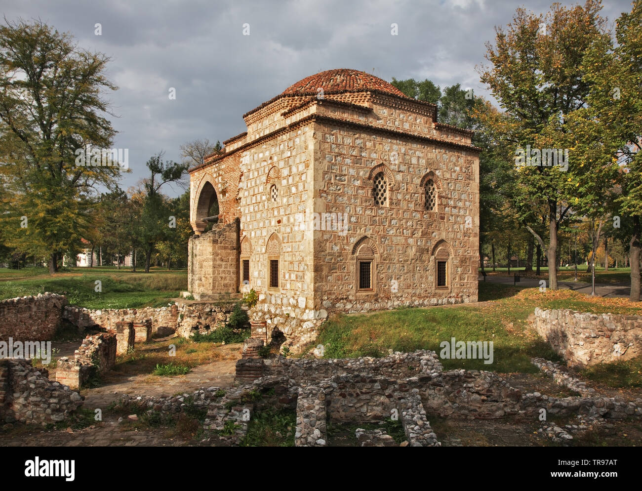 Kunst Galerie - ehemalige Bali-Bey Moschee in der Festung von Nis. Serbien Stockfoto