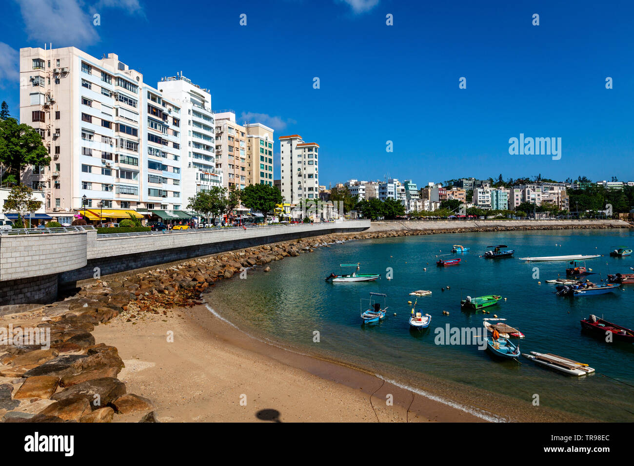 Stanley Hafen und Meer, Hongkong, China Stockfoto