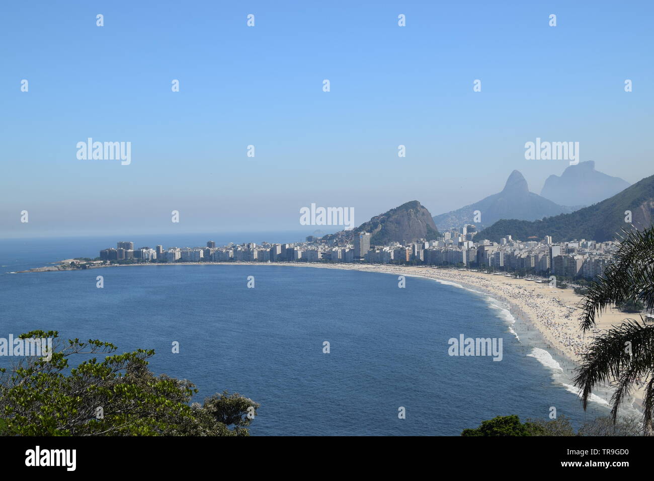 Rio de Janeiro Draufsicht Stockfoto