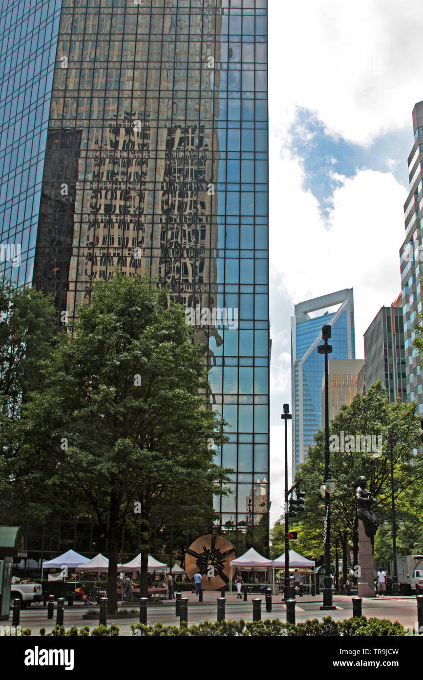 Bank of America Plaza in Charlotte, NC, USA Stockfoto