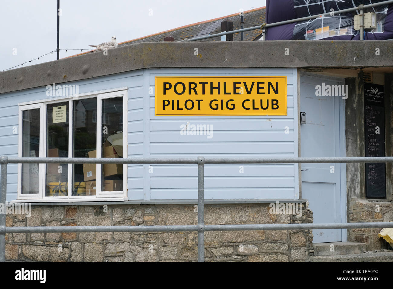 Blick auf den Hafen von Camborne, Cornwall Stockfoto