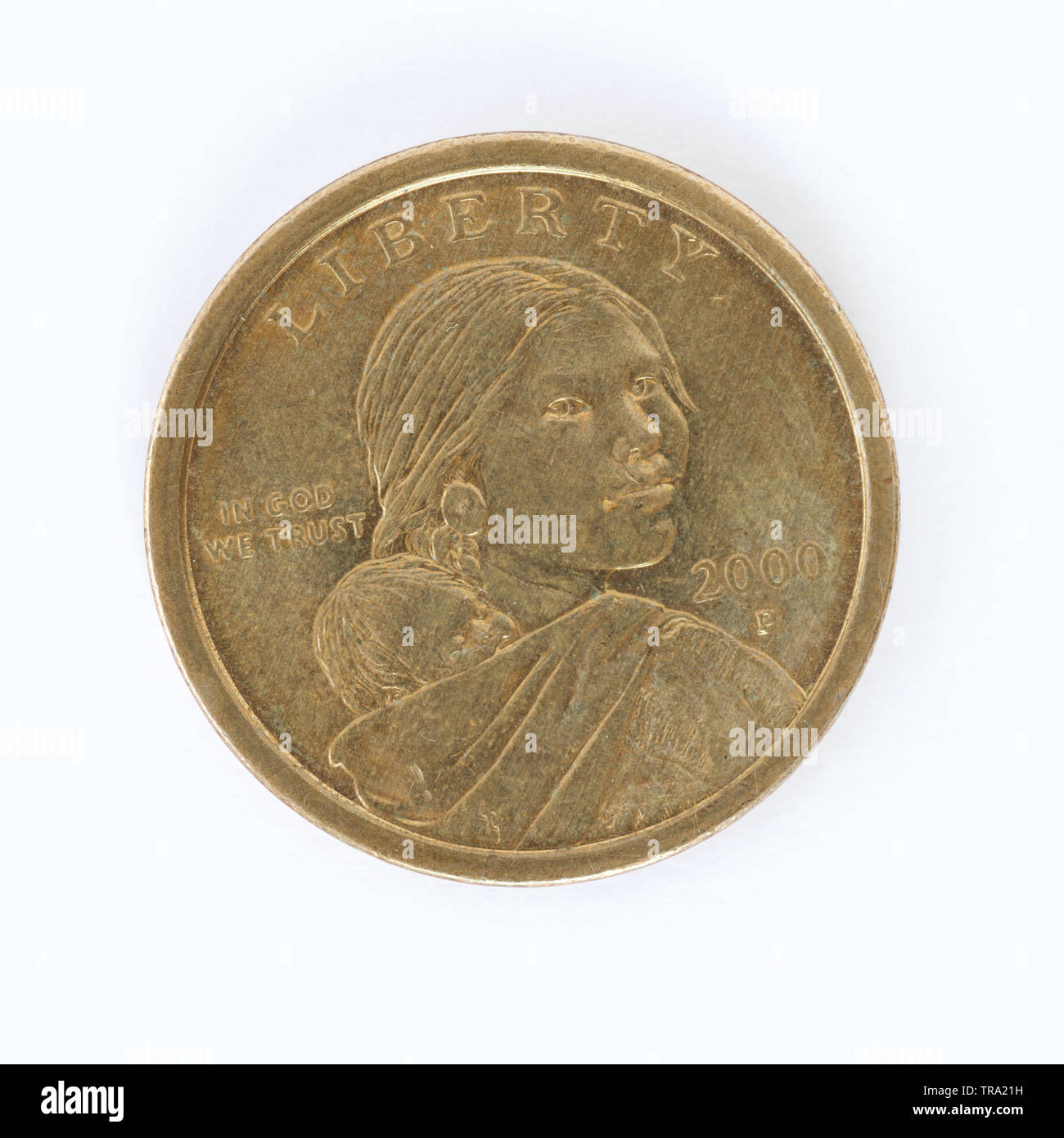 Us-Münze - 1 Dollar acagawea Dollar" 2000 Stockfoto