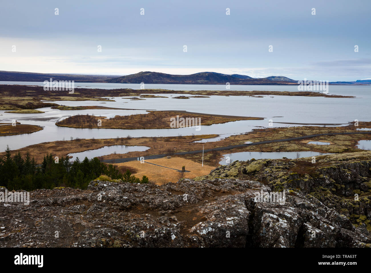 Nationalpark Thingvellir, UNESCO-Weltkulturerbe, Golden Circle, Island, Europa Stockfoto