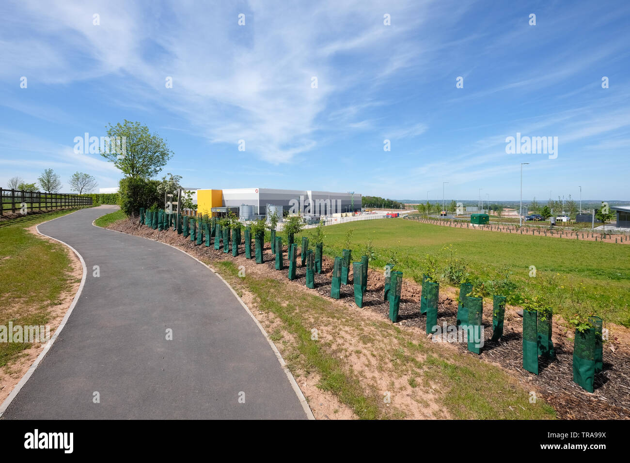 Amazon Lager an die East Midlands gateway Leicestershire Stockfoto