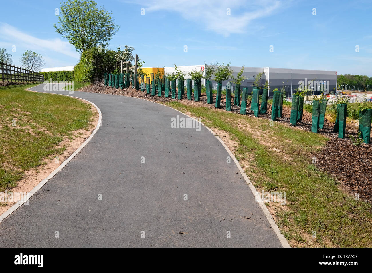 Amazon Lager an die East Midlands gateway Leicestershire Stockfoto