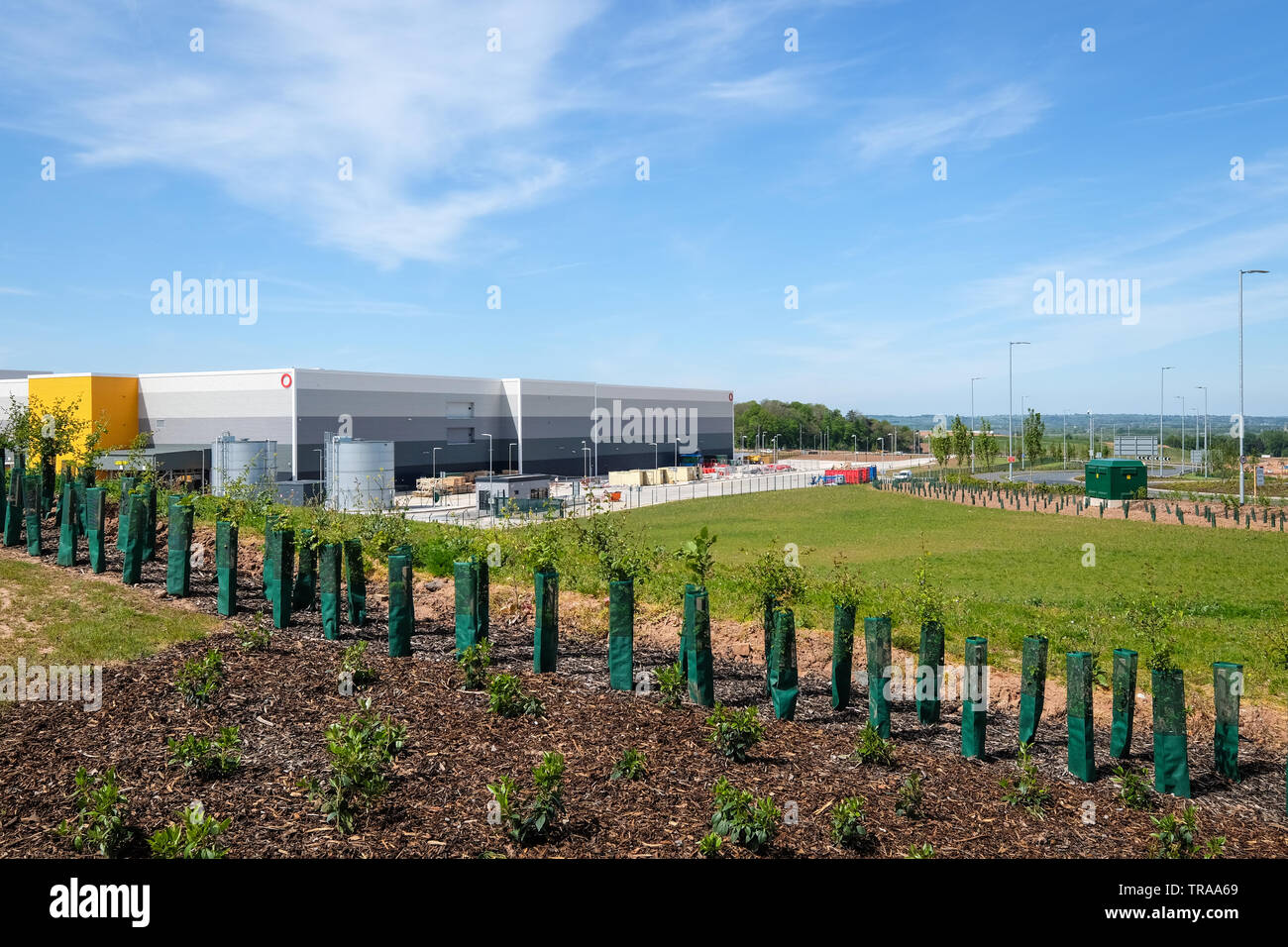 Amazon Lager an die East Midlands gateway Leicestershire Stockfoto