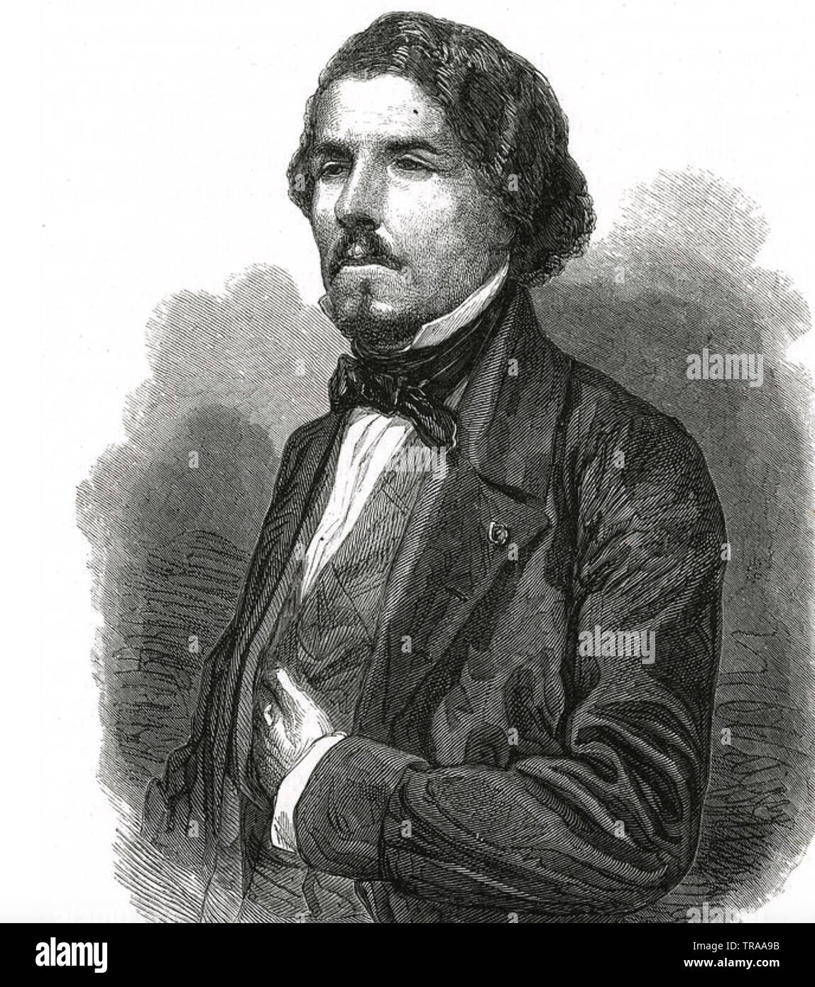FERDINAND EUGENE DELACROIX (1798-1863) Französische romantische Künstler Stockfoto