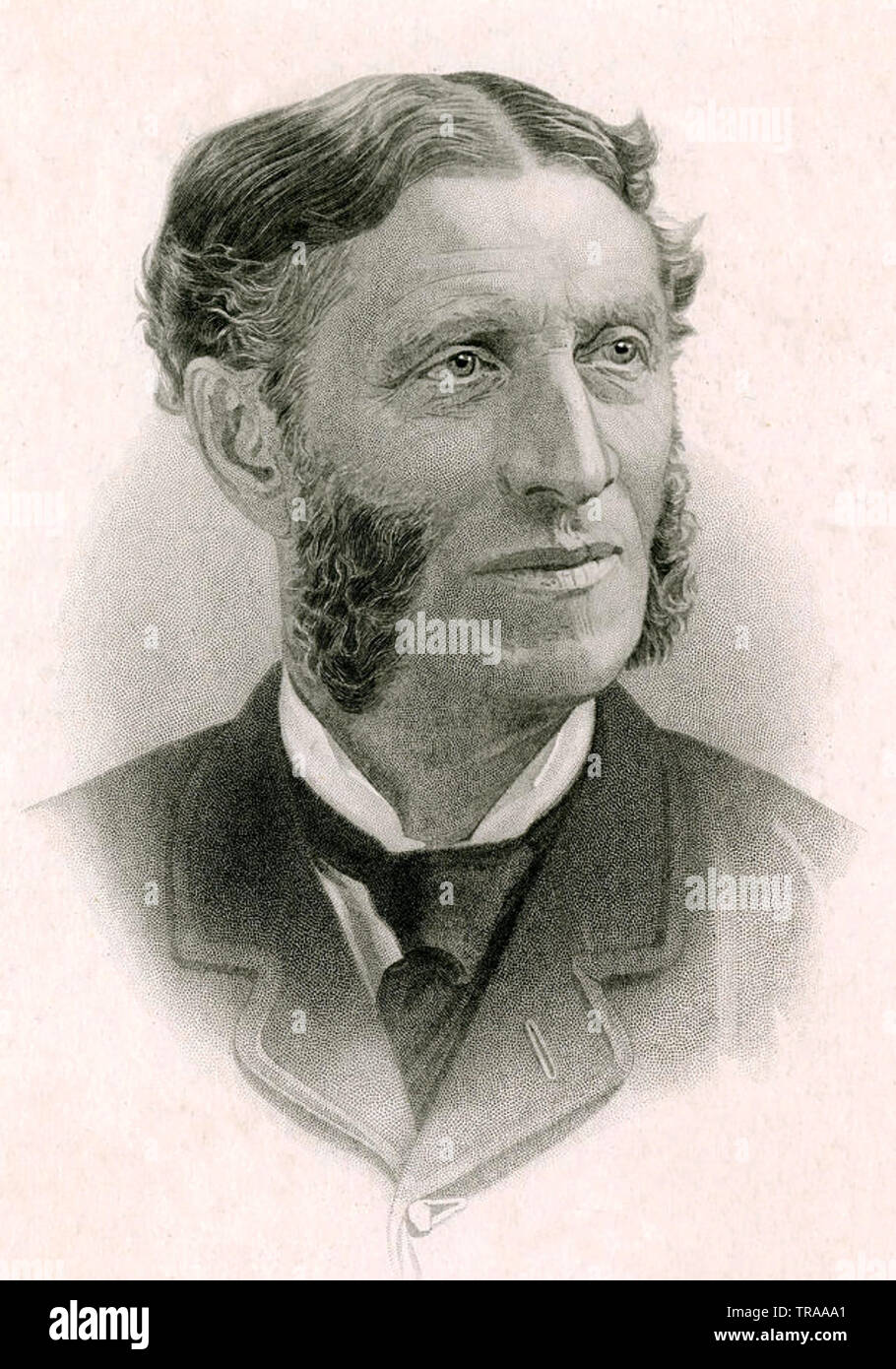 MATTHEW ARNOLD (1822-1888), englischer Dichter und Schulrat über 1885 Stockfoto