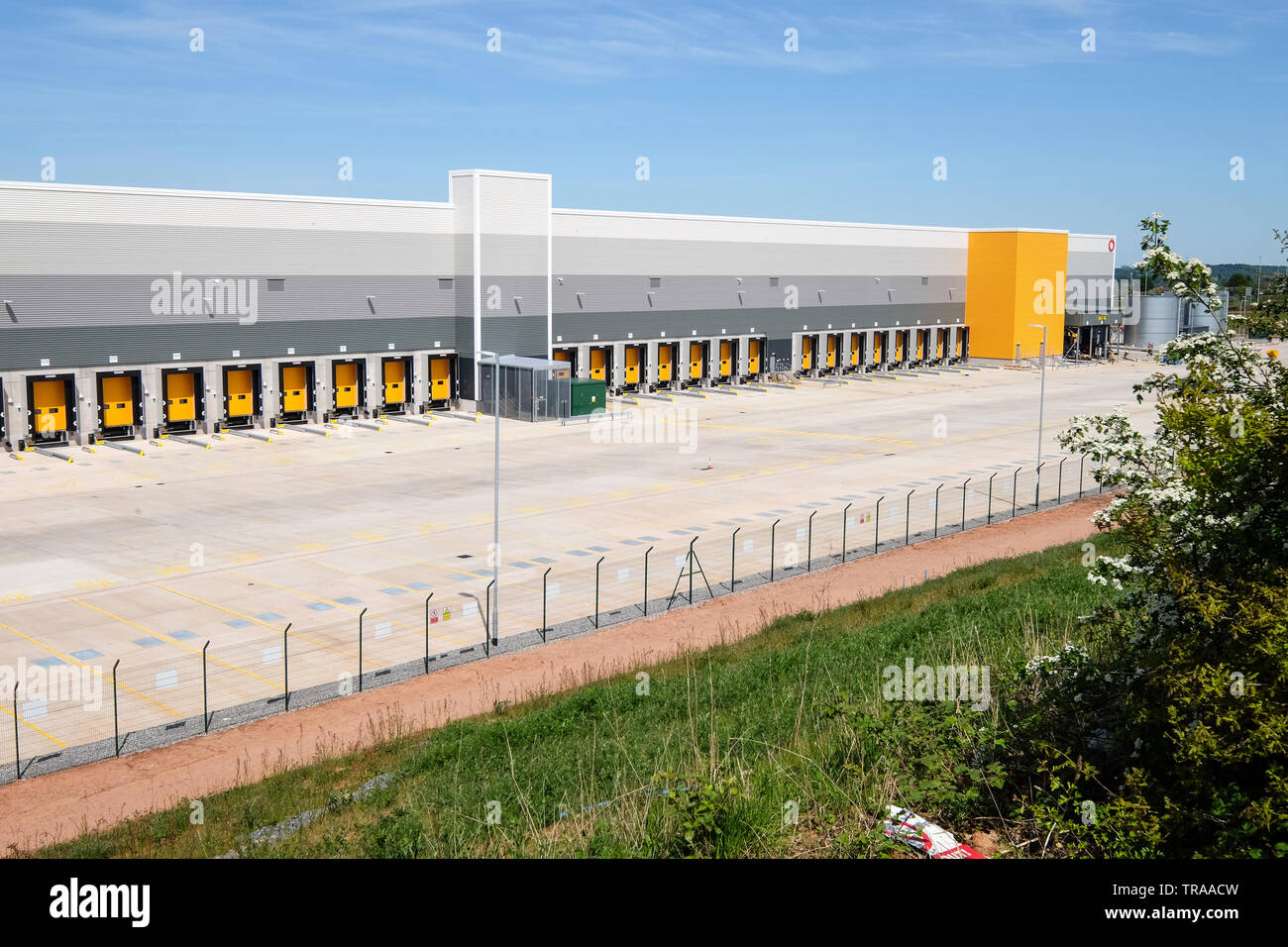 Amazon Lager an die East Midlands gateway Leicestershire Stockfoto