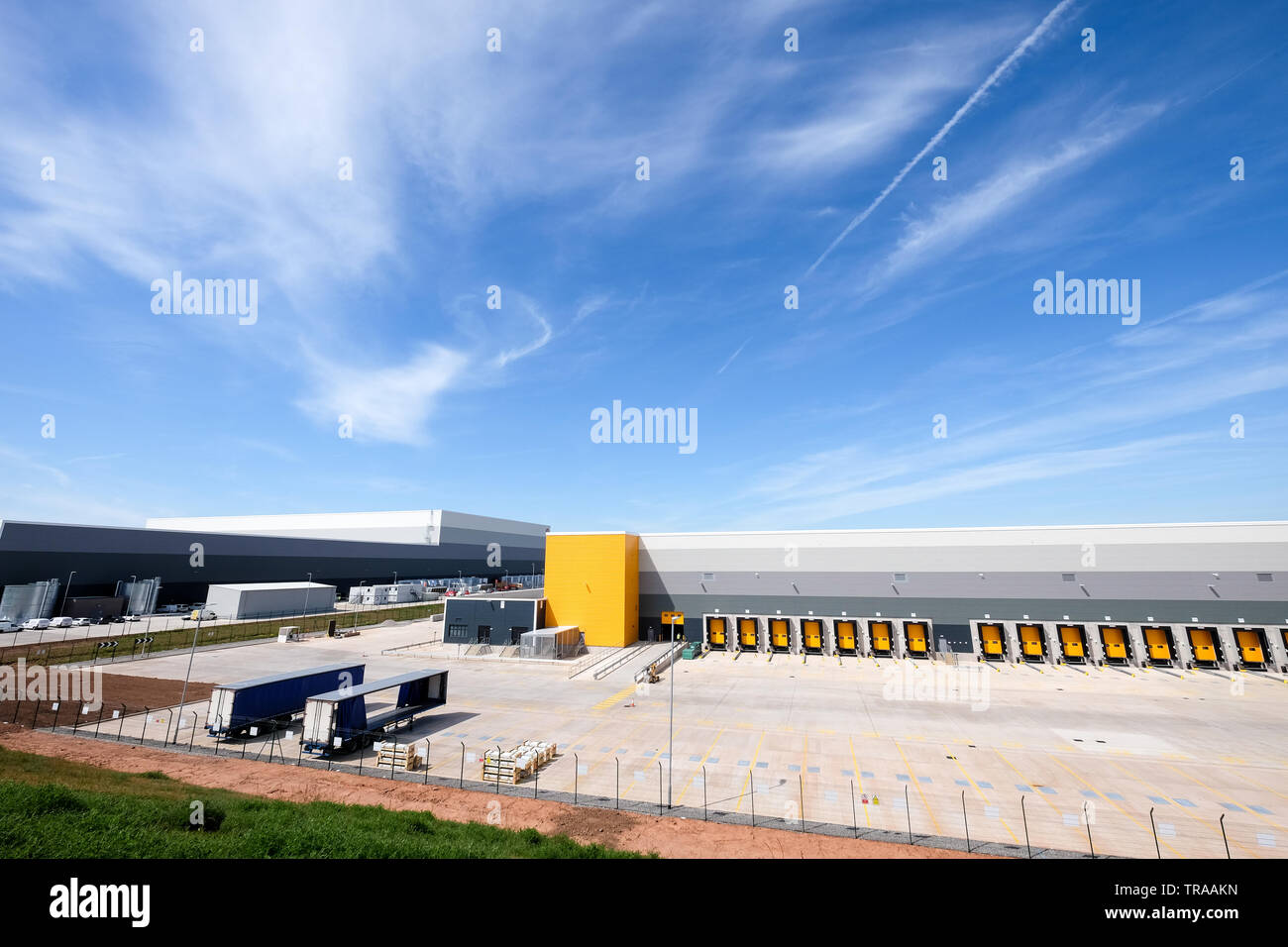 Amazon Lager an die East Midlands gateway Leicestershire Stockfoto