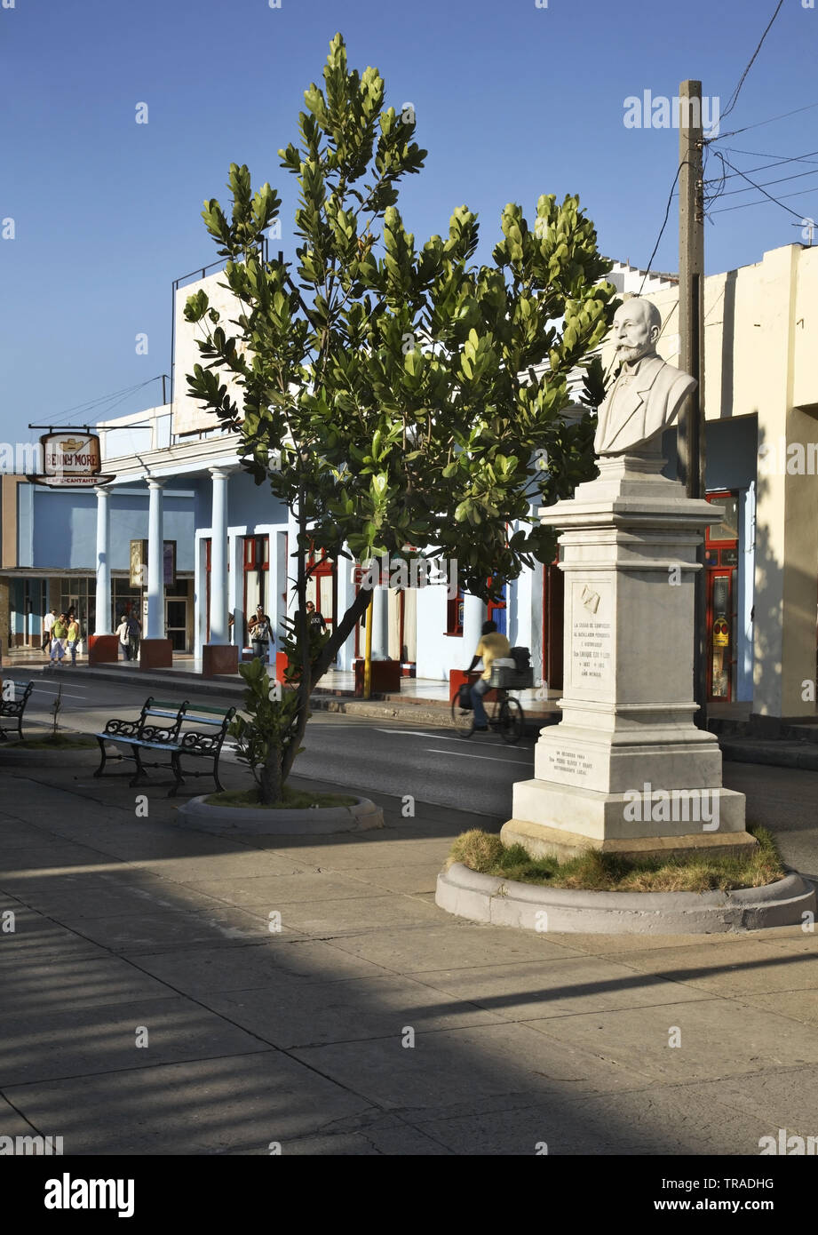 Paseo del Prado Straße in Cienfuegos. Kuba Stockfoto