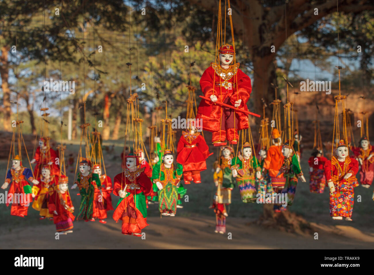 Burmesischen Marionetten Stockfoto