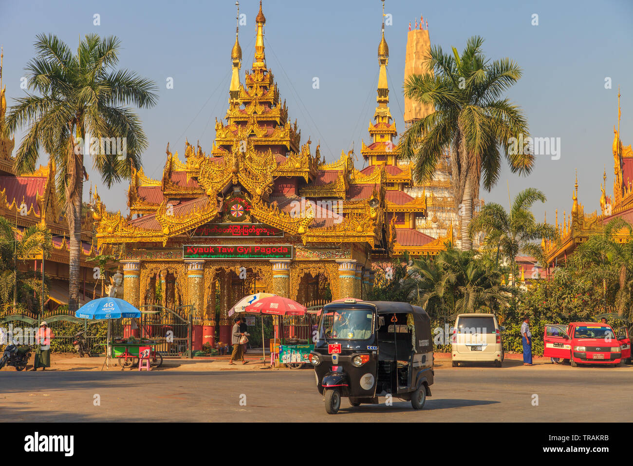 Kyauk Taw Gyi Pagode, Mandalay (Myanmar) Stockfoto