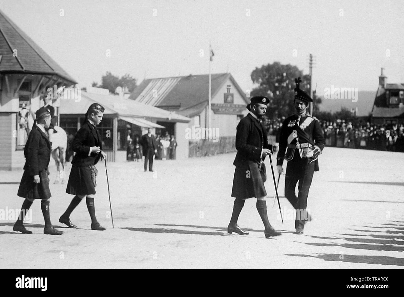 King George V, Prinz von Wales und Prinz Albert Stockfoto