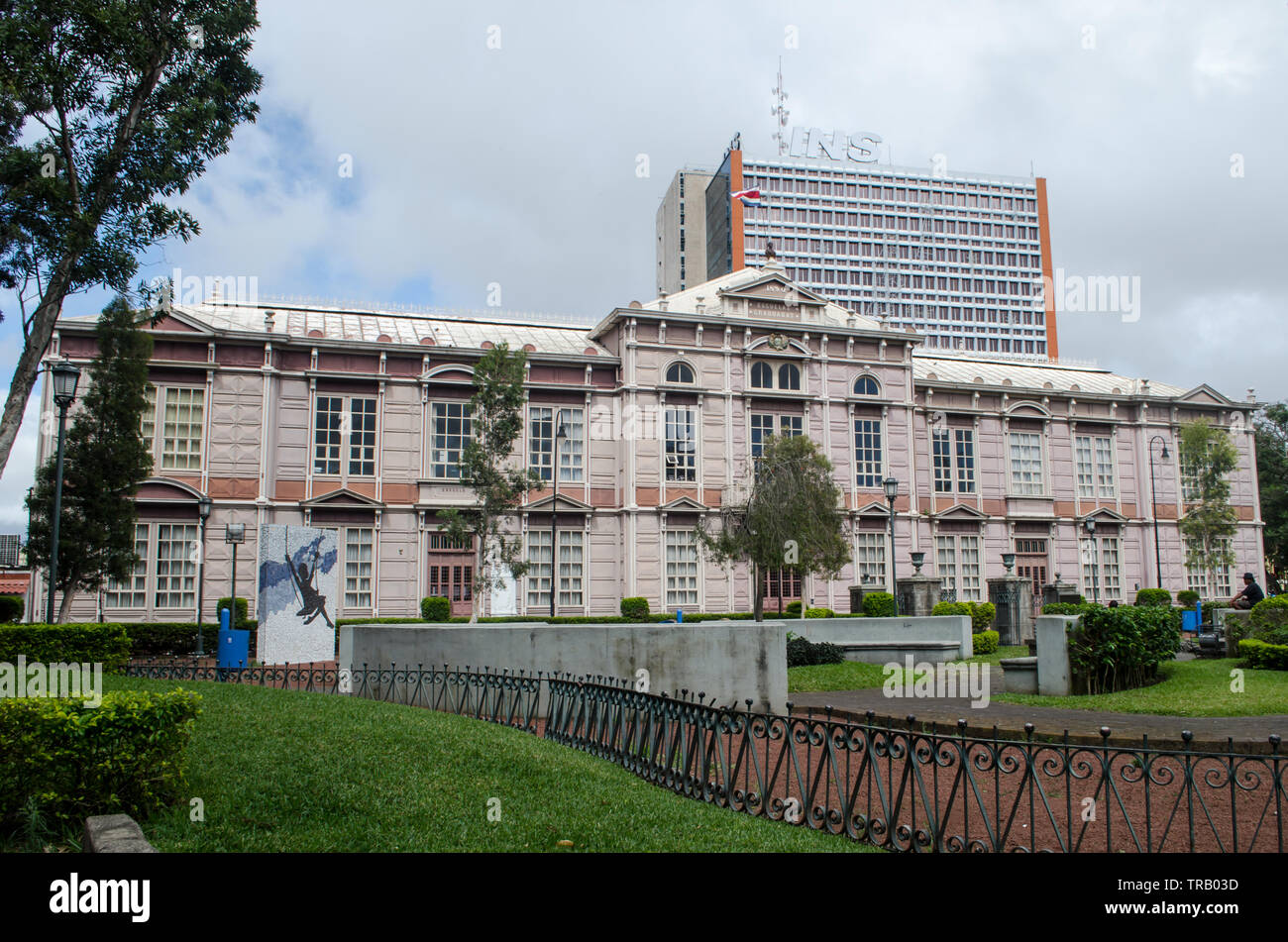 Escuela Metálica, ein Costa Rica architektonischen und historischen Relikt Stockfoto