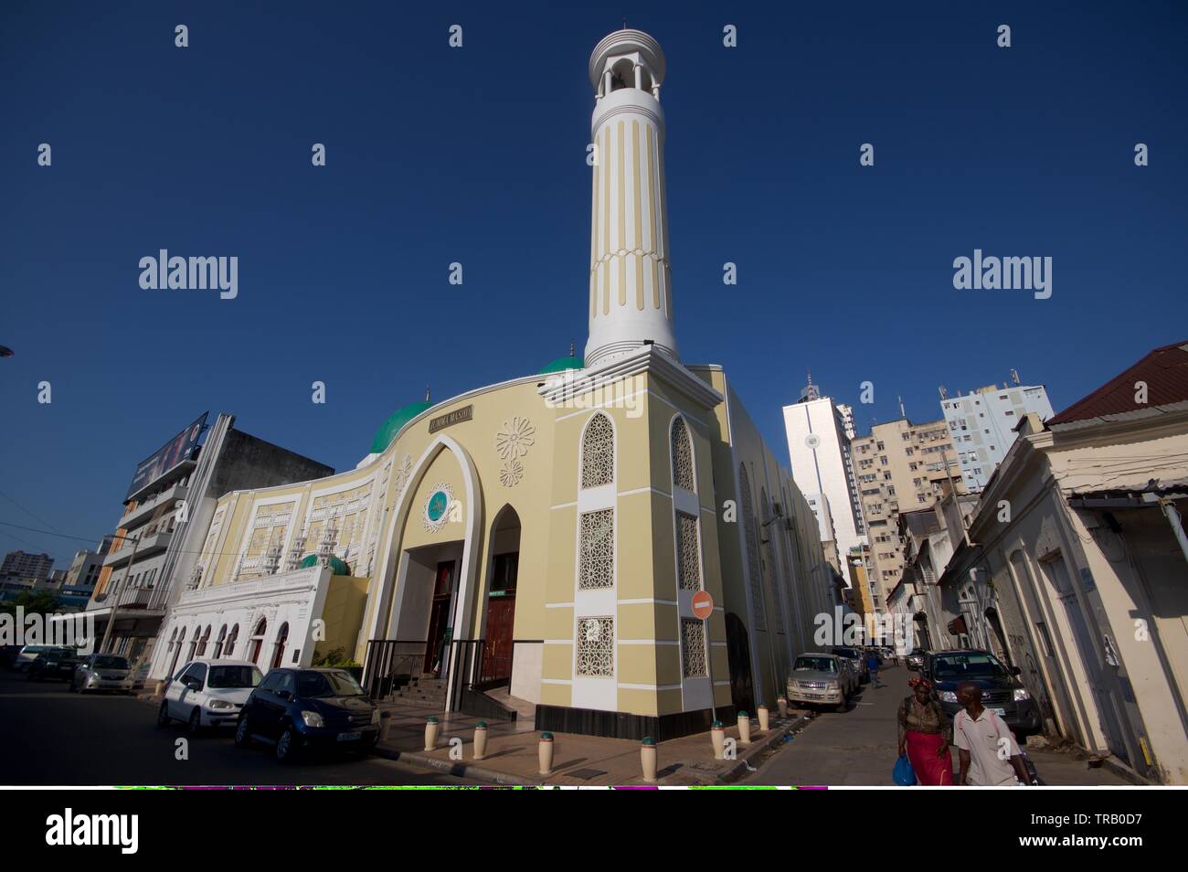 Jumma Masjid Moschee, Maputo, Mosambik Stockfoto