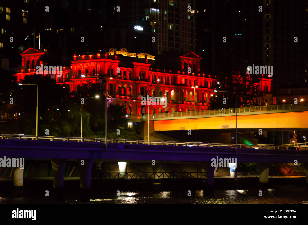 Treasury Casino und Hotel Brisbane, Brisbane, Queensland, Australien Stockfoto